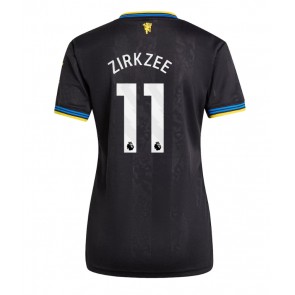 Manchester United Joshua Zirkzee #11 Tercera Equipación Mujer 2025-26 Manga Corta